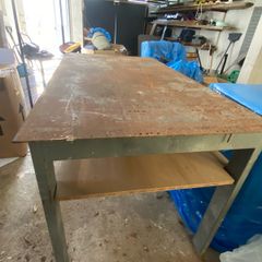 Heavy-Duty Industrial Steel Workbench / Engineering Bench