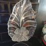 mikasa hibiscus serving tray glass Image 2