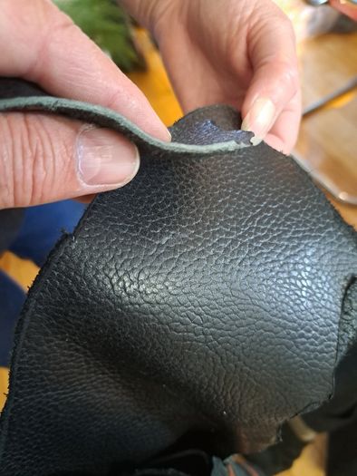 Genuine leather sheets for craft