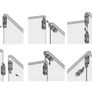Hettich Hanging Fitting MultiClip Thermoplastic Black Image 2