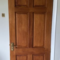 15 Solid Hardwood Internal Doors and 1 Glass Panel Matching Set