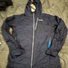 mens jacket navy blue packable lightweight quilted warm on3n3ss