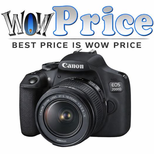 Canon Eos 2000d Dslr Camera With Ef-s 18-55mm Is Ii Lens - 24.1mp - 04221