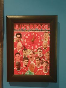 cheap liverpool red wall clock