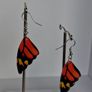 Monarch Butterfly Wing Earrings Image 8