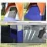 Six-Man Camping Tent, with Small Rainfly and Accessories - Orange Image 4