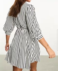 River Island Striped Mini Dress Size 8