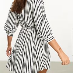 River Island Striped Mini Dress Size 8