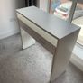 White Extendable Home Office Desk with Storage Image 3