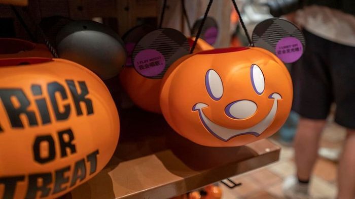 Halloween Pumpkin Bucket From Disneyland