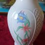 Vintage Large 10.5 Inch Tall Royal Winton Fine Ceramic Vase Made In Staffordshire England Image 2