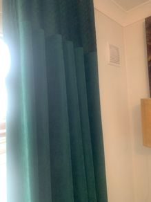 Beautiful Velour Bottle Green Curtains
