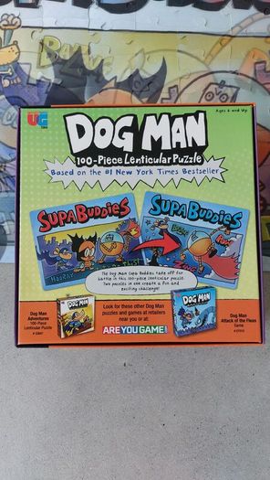 Dog Man Lenticular Puzzle Supa Buddies