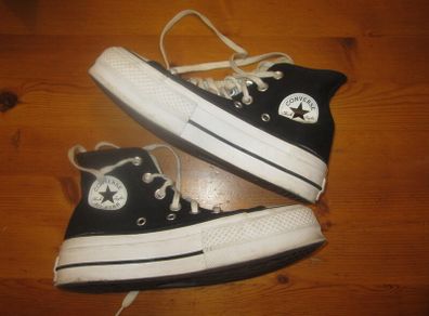 Converse....platform....size 3   black