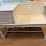 Antique White Telephone Seat /Table Image 2