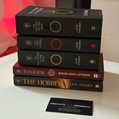J.R.R. Tolkien 5-Book Collection - The Lord of the Rings, The Hobbit & Beren and Luthien