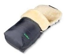 Fellhof sheepskin pram foot muff