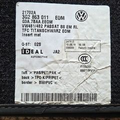 car mats 2019 vw passat