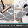 MULTIPLE SIZES AVAILABLE Hallway Runner Grey 50 x 150 cm Runner Rug for Hallway Non Slip Washable Kitchen Runner Rug Door Runner Absorbent Carpet Runners Hallway Runner Rug for Entryway Image 3