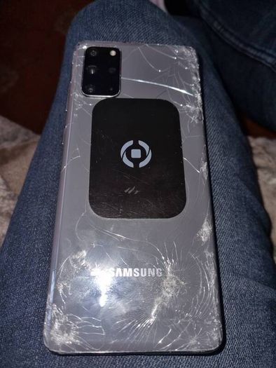 Samsung galaxy s20 plus has broken screen and broken back it's sim free order than that it working perfectly