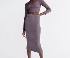 Zara knit tight skirt