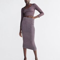 Zara knit tight skirt