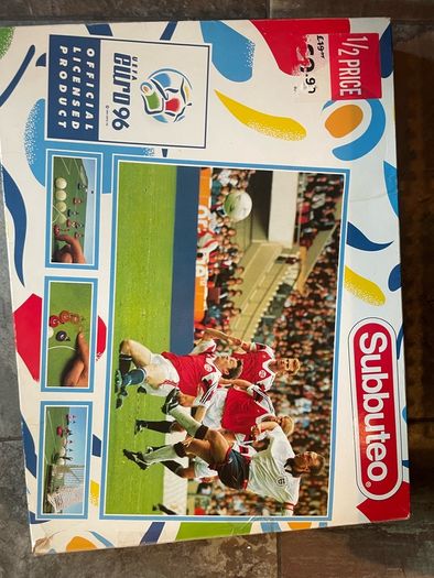 Subbuteo Euro 96 Special Edition boxed set Complete Blue Scoreboard
