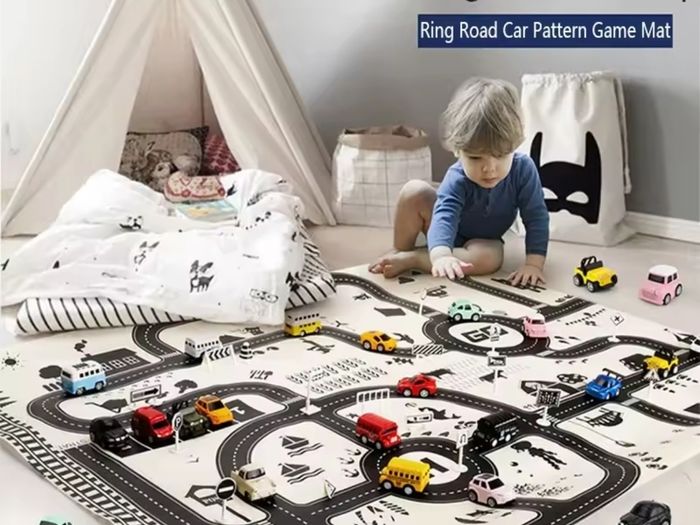 Car Parking Play Mat