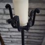 Cast Iron Gothic Candelabra Candlestick Image 2