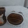 vintage SylvaC fawn and tree trunk bud vases Image 5