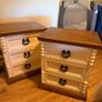 Cream Solid Oak Bedroom Furniture Set Image 3