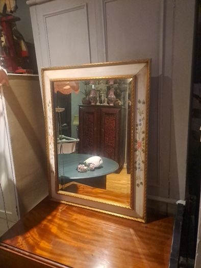 Painted Indian Mirror