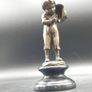 Smoking Boy With Hat - Bronze, Marble (Signed) Image 9