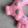 Pink Alligator Float for Beachcomber with Aqua Spots Baby Seaponies Sea MLP G1 My Little Pony Accessories Image 5