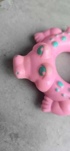 Pink Alligator Float for Beachcomber with Aqua Spots Baby Seaponies Sea MLP G1 My Little Pony Accessories