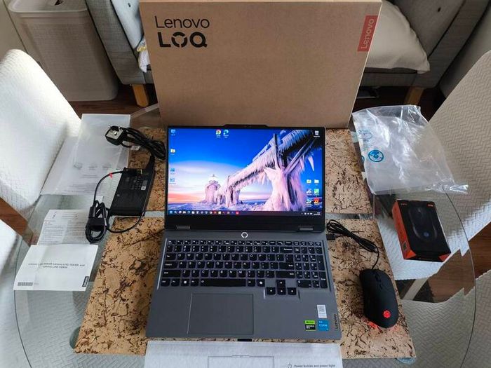 Gaming Laptop Lenovo Loq i5 12450hx 8/12 RTX4050 6gb 105w 16gb Ddr5 512GB Nvme 15.6" 144hz 1080p 300nits 100% sRGB Win11 Warranty Receipt