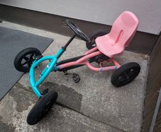 BERG Buddy Lua Kids Pedal Go-Kart (Pink & Teal)