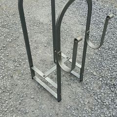 Fireside log/turf holder