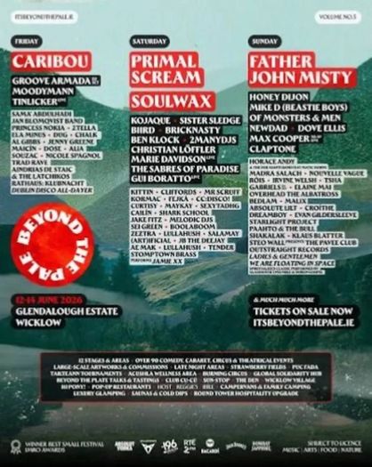 One ticket for the Beyond the pale festival