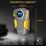 Digital Tyre Inflator, Portable Air Compressor Car Tyre Pump with 3 Nozzle Adaptors and Digital LED Light, 12V Rapid Tyre Inflator Air Compressor for Car Tires and Other Inflatables Image 3