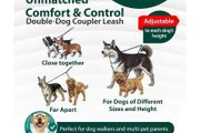 Double Dog Leash (Sporn Standard Black)