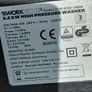 Workzone 2.2KW High Pressure Washer, Model Q1W-SP20-1900A, in very good condition Image 6