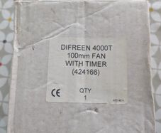 New In Box 100mm Fan with Timer