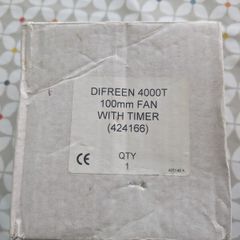 New In Box 100mm Fan with Timer