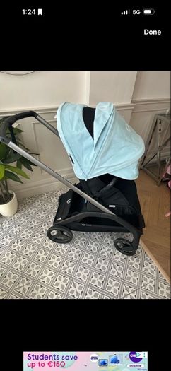 Bugaboo Dragonfly with newborn bassinet