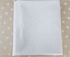 White soft felt