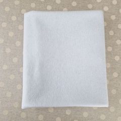 White soft felt