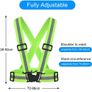Running Reflective Vest, Adjustable High Visibility Reflective Safety Vest, Elastic Reflective Gear Image 2