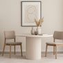 Black Extending Dining Table  Round to Oval Design  100-180cm Image 9