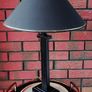 Al Frank Black Wrought Iron Table Lamp Image 5